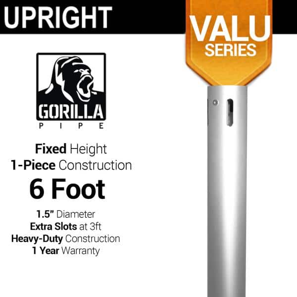 Valu Series – 6ft 1.5″ Fixed Upright | Rental Valu Series – 6ft 1.5″ Fixed Upright | Rental