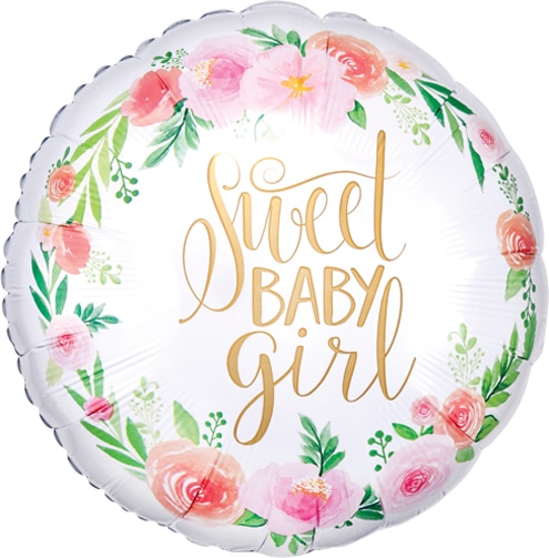 18″ It’s A Girl Floral Anagram Balloon | Purchase | Rental 18″ It’s A Girl Floral Anagram Balloon | Purchase | Rental