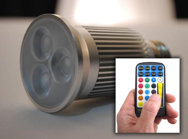 9 Watt LED RGB Color-Change Projection Bulb w/ Remote Control | Rental 9 Watt LED RGB Color-Change Projection Bulb w/ Remote Control | Rental