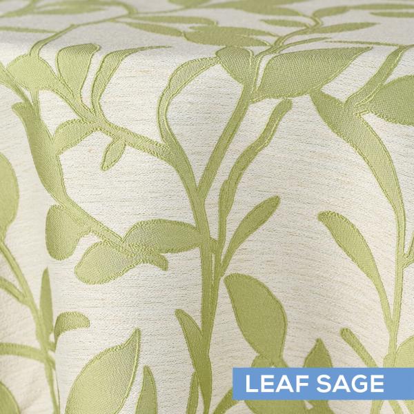 Sage Elf Leaf Tablecloth by Eastern Mills – Many Size Options | Rental