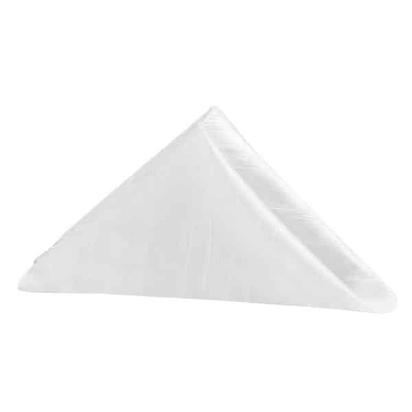Accordion Crushed Taffeta Napkin – 20″x20″ – White | Rental Accordion Crushed Taffeta Napkin – 20″x20″ – White | Rental
