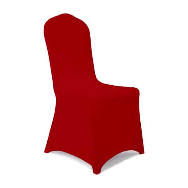 200 GSM Grade A Quality Spandex (Lycra) Banquet & Wedding Chair Cover By Eastern Mills in Red Color | Rental 200 GSM Grade A Quality Spandex (Lycra) Banquet & Wedding Chair Cover By Eastern Mills in Red Color | Rental