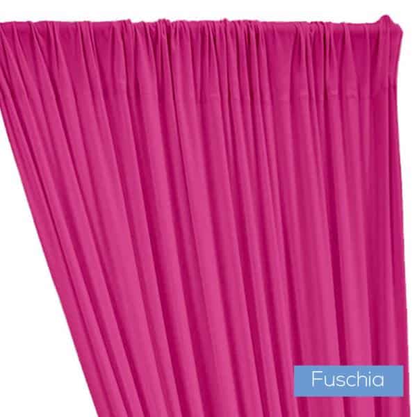 ITY Stretch Drape w/ Sewn Rod Pocket – Fuchsia | Rental ITY Stretch Drape w/ Sewn Rod Pocket – Fuchsia | Rental