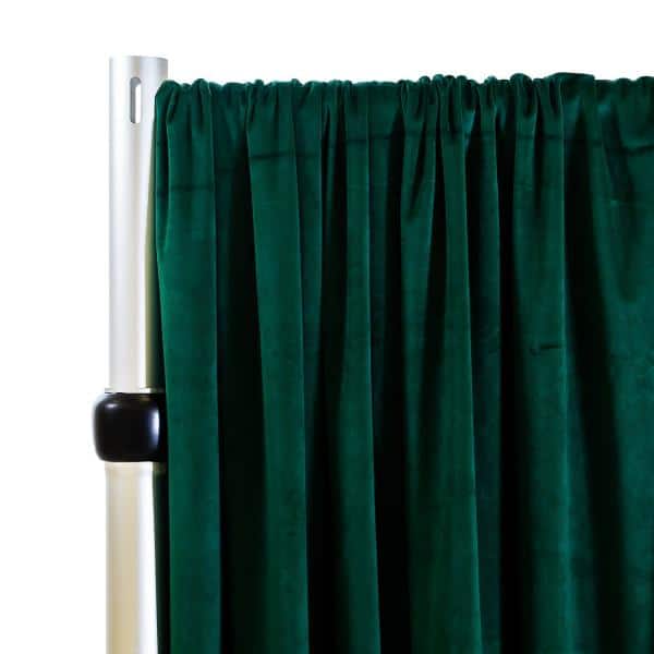 Lavish Velvet Wide Width Drape w/ Sewn Rod Pocket – Forest | Rental Lavish Velvet Wide Width Drape w/ Sewn Rod Pocket – Forest | Rental