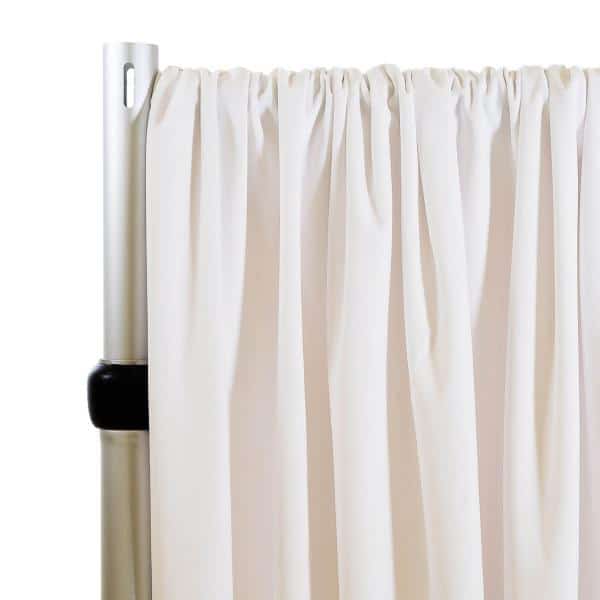 Lavish Velvet Wide Width Drape w/ Sewn Rod Pocket – Snow | Rental Lavish Velvet Wide Width Drape w/ Sewn Rod Pocket – Snow | Rental