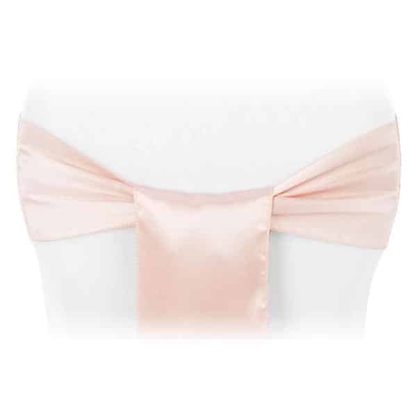Sleek Satin Sash 6″ x 108″ – Blush/Rose Gold | Rental