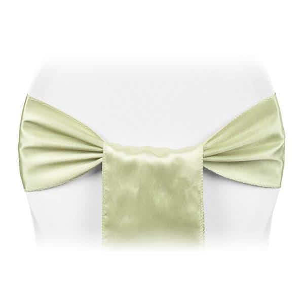 Sleek Satin Sash 6″ x 108″ – Sage Green | Rental