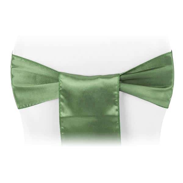 Sleek Satin Sash 6″ x 108″ – Willow Green | Rental