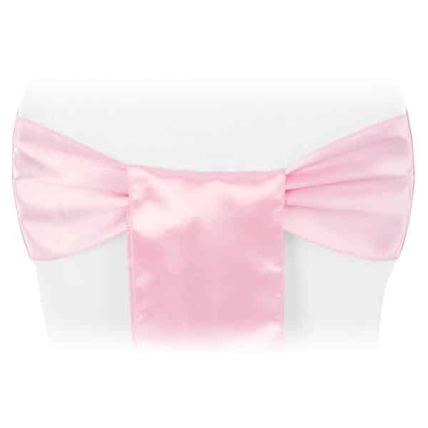 Sleek Satin Sash 6″ x 108″ – Medium Pink | Rental