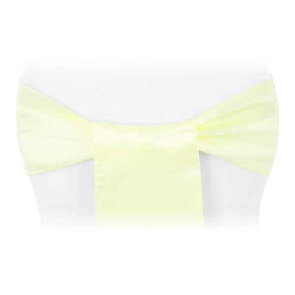 Sleek Satin Sash 6″ x 108″ – Yellow | Rental