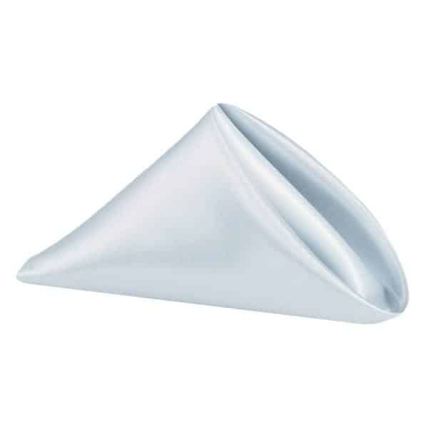 Sleek Satin Napkin 20″x20″ – Dusty Blue | Rental