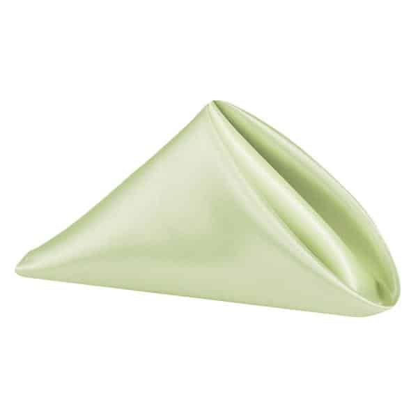 Sleek Satin Napkin 20″x20″ – Sage Green | Rental