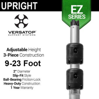 EZ Series - 3-Piece Adjustable Upright w/Slip-Lock (9ft-23ft) w/ Versatop™ | Rental
