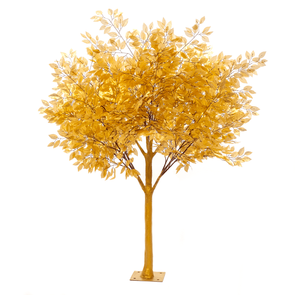 6.5ft Artificial 5Ft Tall Gold Tree — Gold, 10 Interchangeable Branches | Customize for Weddings & Events | ModTree™ Collection | Rental 6.5ft Artificial 5Ft Tall Gold Tree — Gold, 10 Interchangeable Branches | Customize for Weddings & Events | ModTree™ Collection | Rental