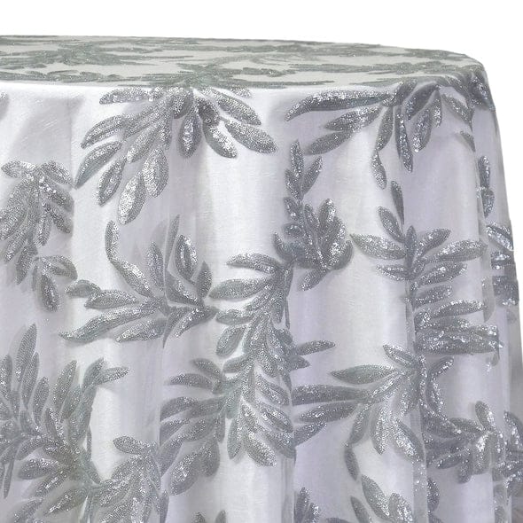 Giselle Sequins Table Linen in Silver | Rental