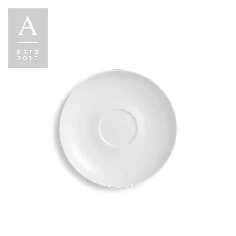Iris White Coupe Saucer Plate | Rental
