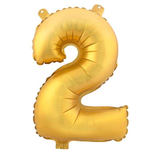 Decostar™ Number Mylar Foil Balloon 16″ – “2” | Rental Decostar™ Number Mylar Foil Balloon 16″ – “2” | Rental