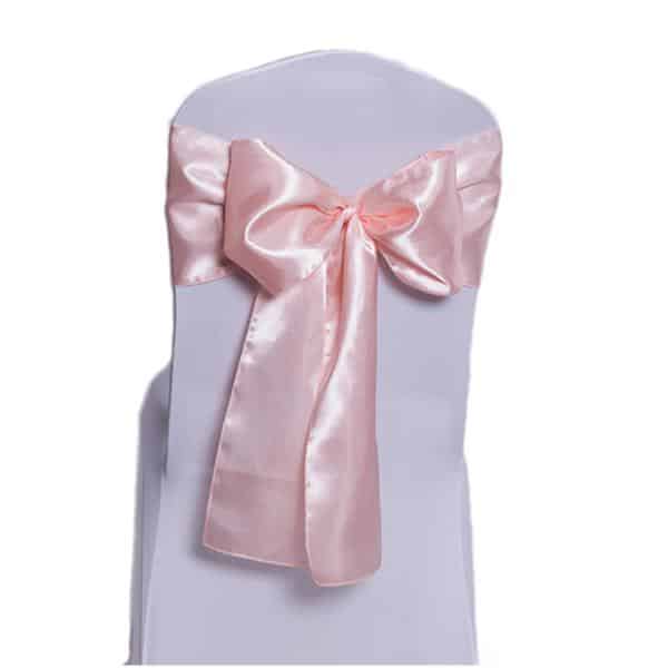 DecoStar™ Blush Deco Satin Chair Sash – 8″ x 108″ – 10 PACK | Rental DecoStar™ Blush Deco Satin Chair Sash – 8″ x 108″ – 10 PACK | Rental