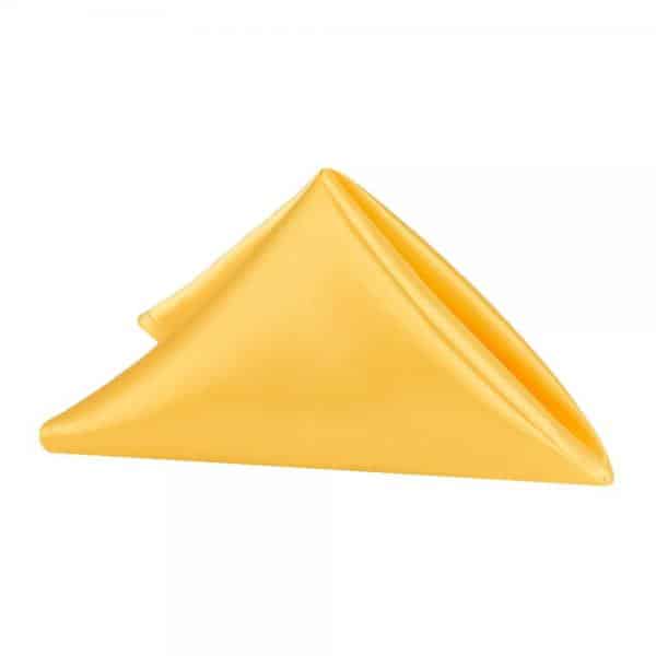 Sleek Satin Napkin 20″x20″ – Canary Yellow (Bright Yellow) | Rental