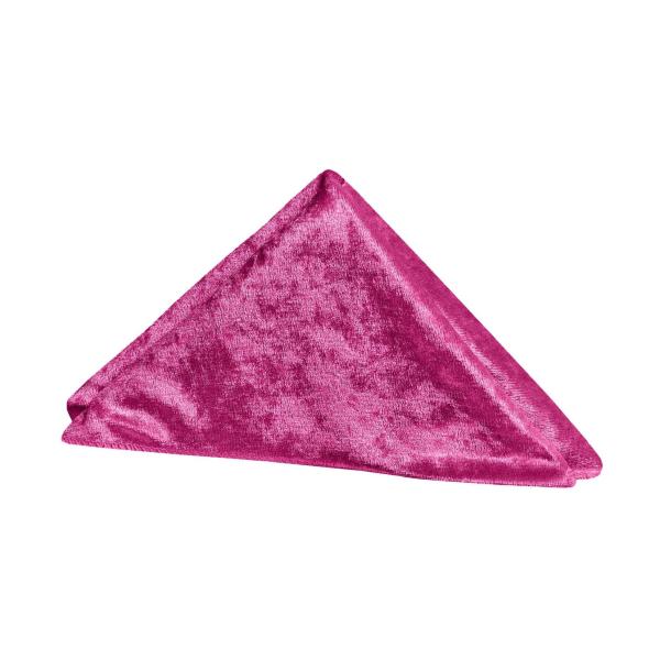 Velvet 20″x20″ Linen Napkin – Magenta – Packs of 10 | Rental