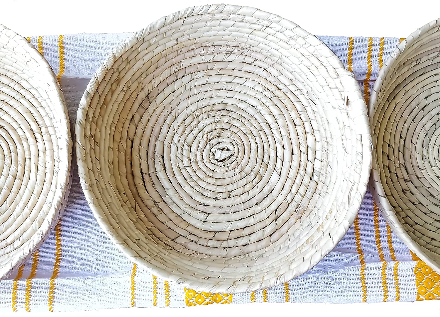 Handwoven Mexican Natural Baskets Ideal for Tortillas, Snacks, Pancakes, Nachos & more. Great for a theme party, gift, home & kitchen – Tortillero para fiesta – Unique pieces of Art. | Rental
