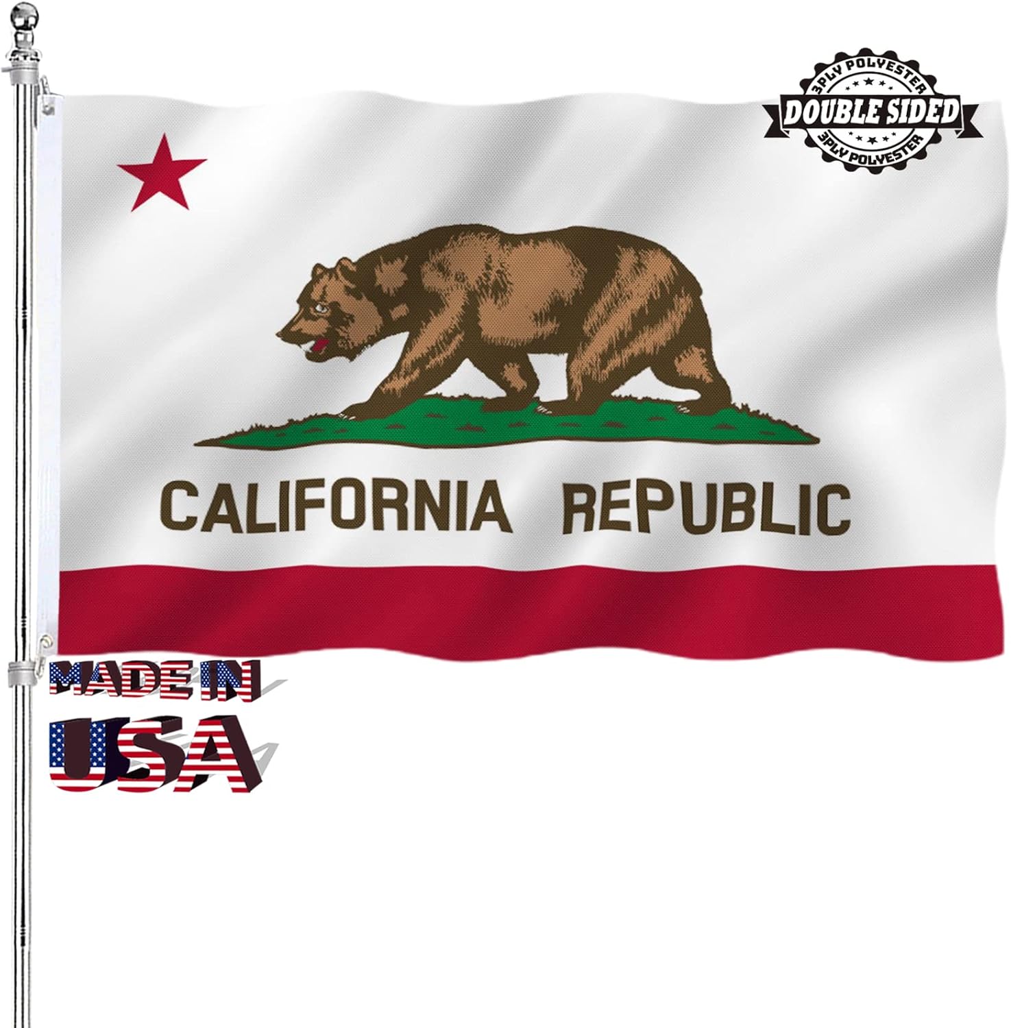 California Flag 3′ x 5′ | Rental