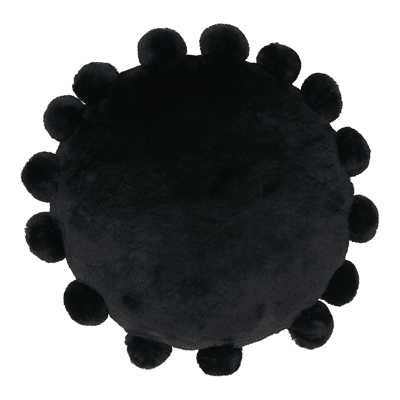 1799 – Faux Rabbit Fur Pom Pom Pillow – Poly Filled | Rental 1799 – Faux Rabbit Fur Pom Pom Pillow – Poly Filled | Rental