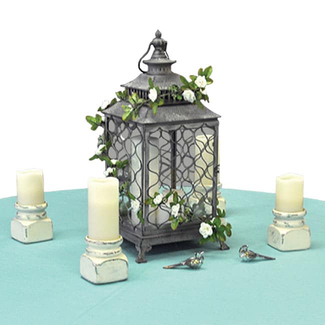Trellis Pewter Lantern | Rental Trellis Pewter Lantern | Rental