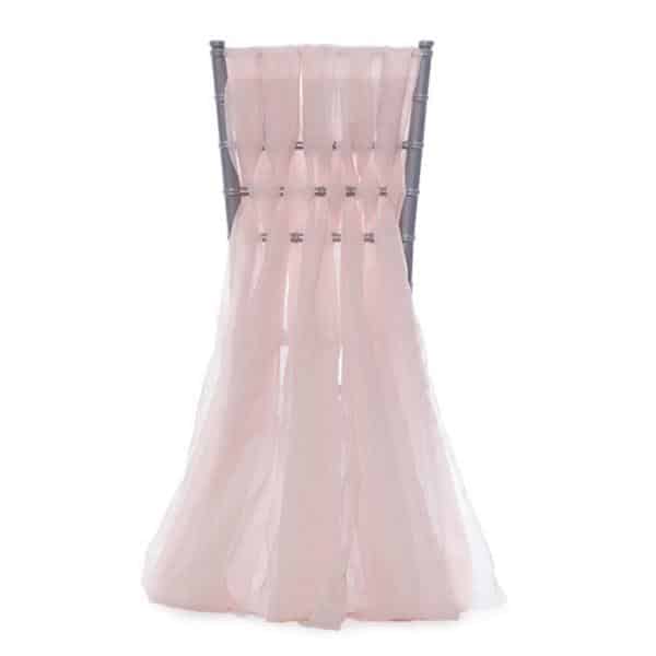 DecoStar™ 15″ Chiavari Chair Accent 5 Piece Sheer Weave – Soft Pink/Blush | Rental DecoStar™ 15″ Chiavari Chair Accent 5 Piece Sheer Weave – Soft Pink/Blush | Rental