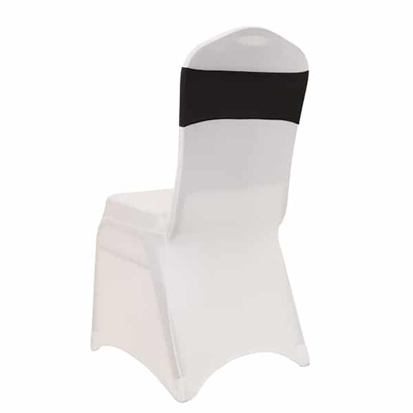 DecoStar™ 5″ Wide Spandex Chair Band – Black – 10 PACK | Rental DecoStar™ 5″ Wide Spandex Chair Band – Black – 10 PACK | Rental