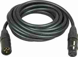 3-Pin – 9′ Black XLR Female to XLR Male Data Cable Rental | Rental