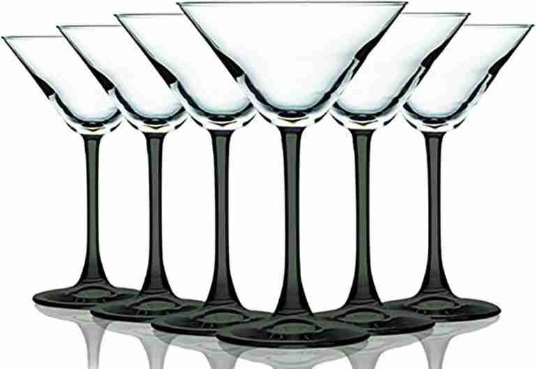 Martini Glass – Smoke Gray Accent Stem 10 oz Martini/Cocktail Wine Glasses – Set of 6 by TableTop King – Additional Vibrant Colors Available | Rental Martini Glass – Smoke Gray Accent Stem 10 oz Martini/Cocktail Wine Glasses – Set of 6 by TableTop King – Additional Vibrant Colors Available | Rental