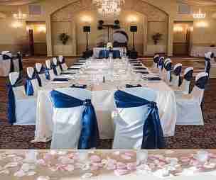 Majestic Banquet Chair Cover | Goldenrod