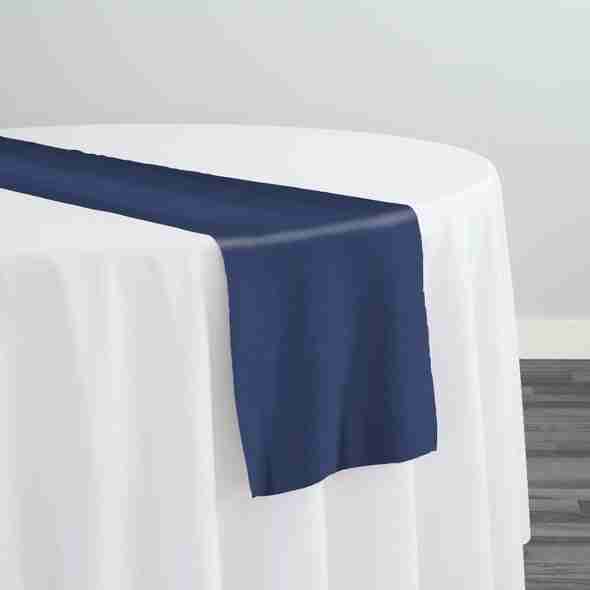 Premium Poly (Poplin) Table Runner in Wedgewood 1910 | Rental