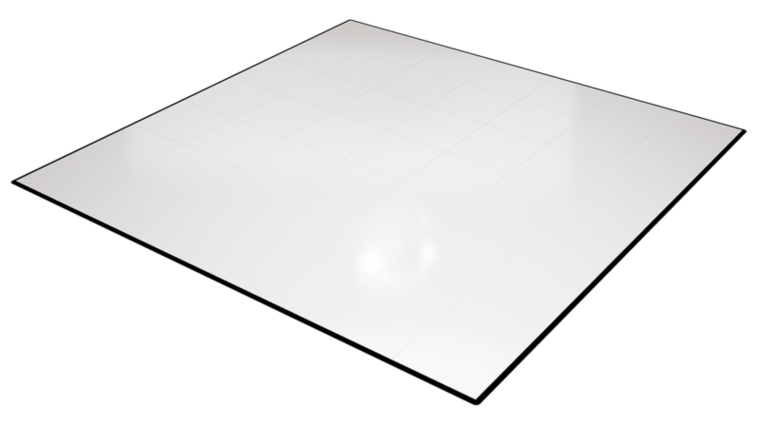 Custom Size | Slate White Dance Floor Rental | Rental