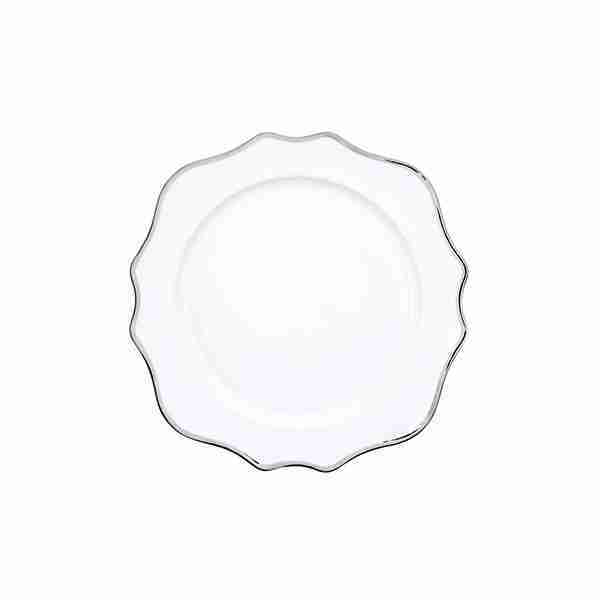 Trieste Platinum Charger Plate | Rental Trieste Platinum Charger Plate | Rental